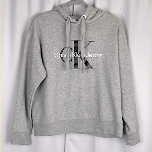 Calvin Klein Jeans Gray‎ Hoodie Size M
